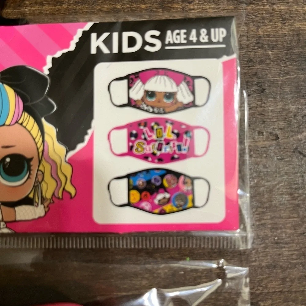 💖 LOL Surprise! Kids Cloth Face Masks | Set of Three